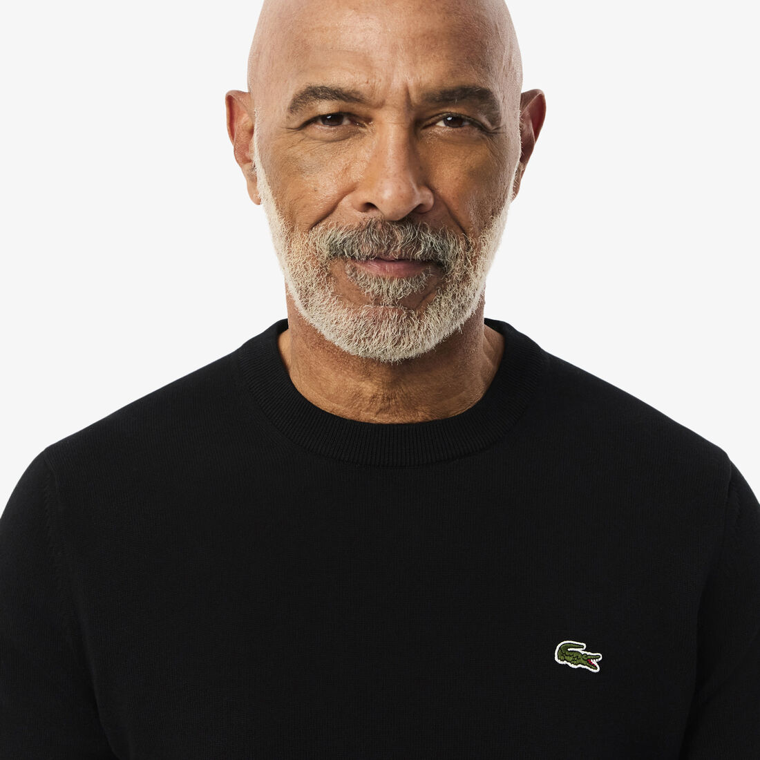 سترة قطنية أحادية اللون بياقة دائرية سترة قطنية أحادية اللون بياقة دائرية