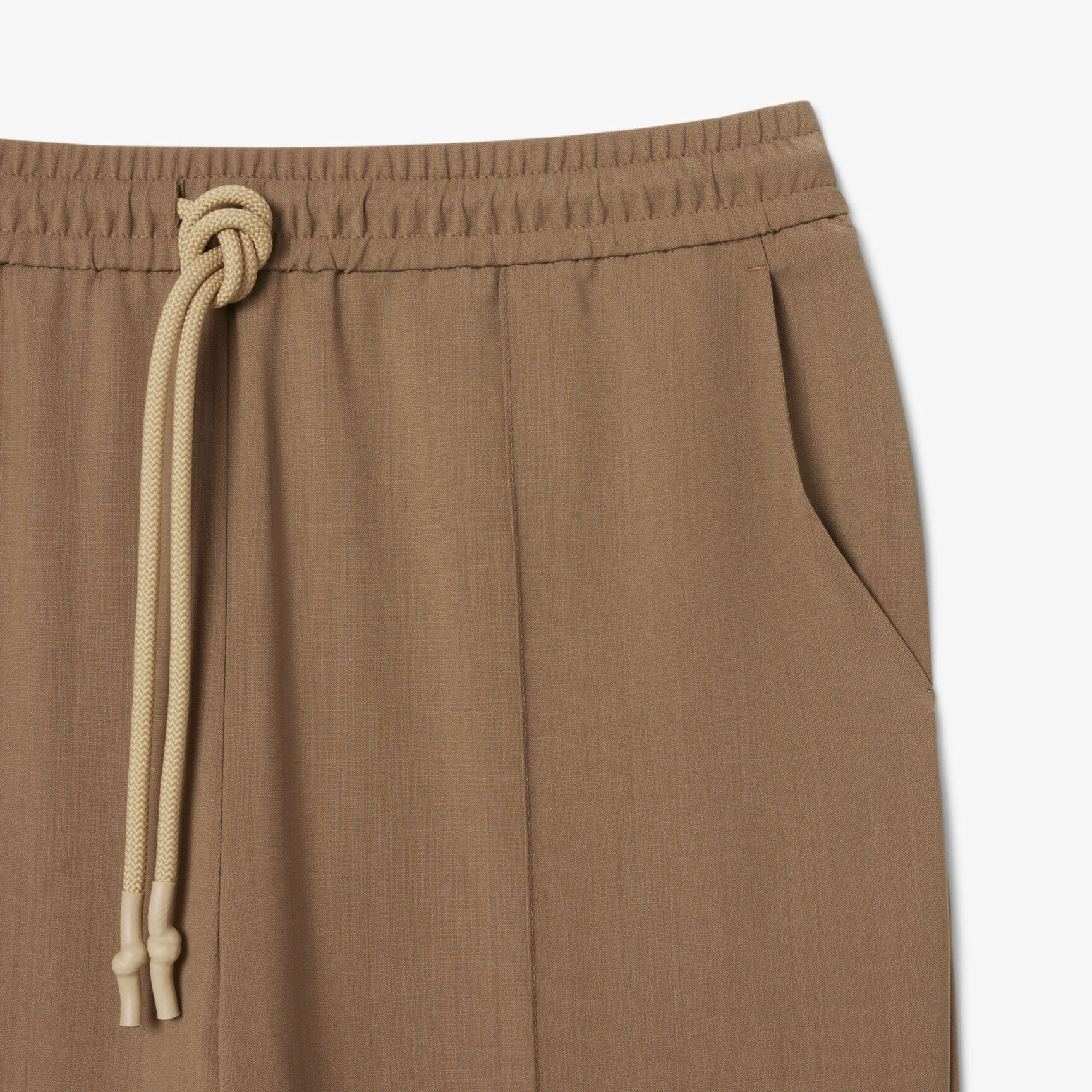 بنطال رياضي كبير الحجم من مزيج الصوف