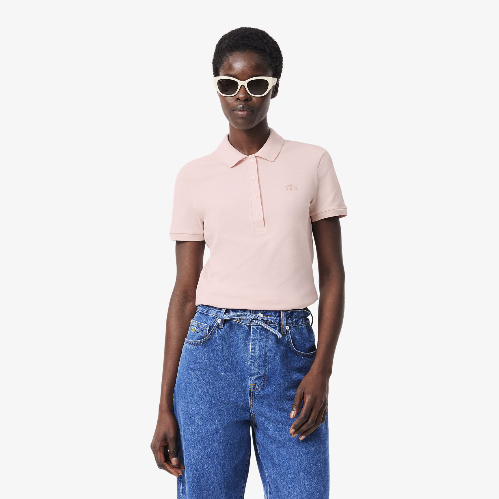 L.12.D Slim Fit Stretch Petit Pique Polo Shirt L.12.D Slim Fit Stretch Petit Pique Polo Shirt