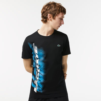 Men’s Lacoste Sport Regular Fit T-shirt With Contrast Branding
