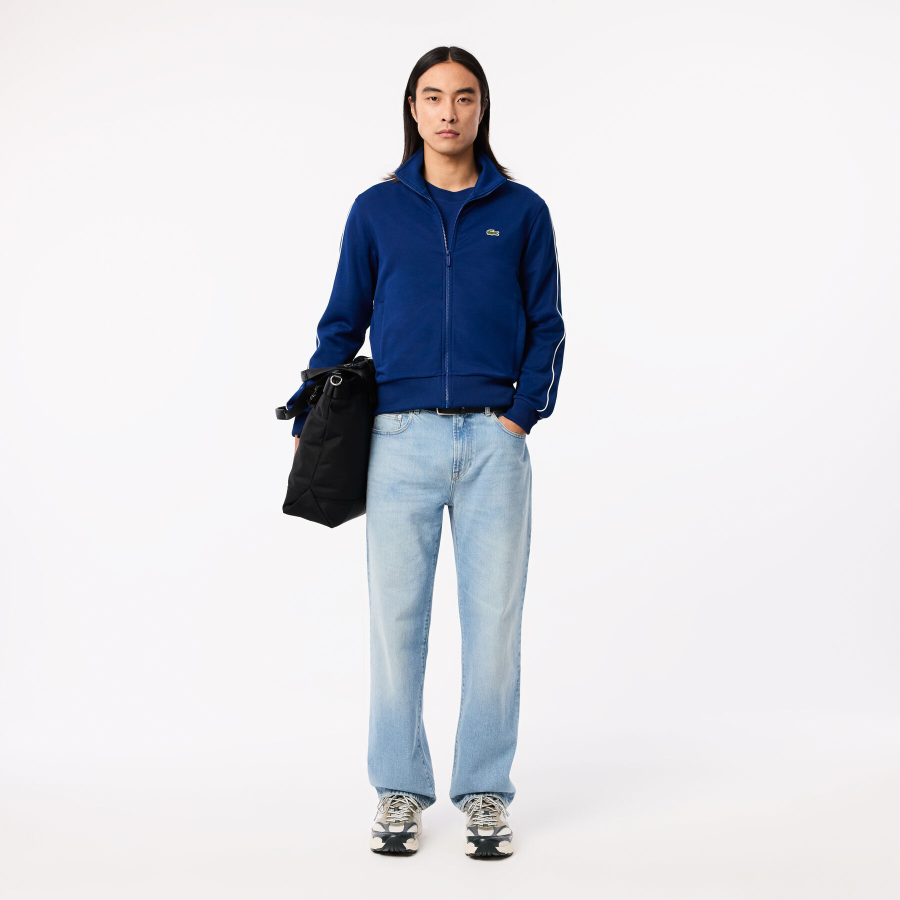 Paris Pique Zip Front Track Jacket