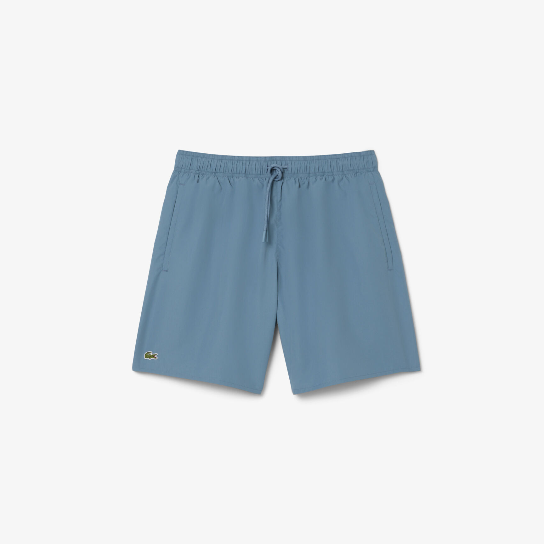 Mid Length Monochrome Swim Trunks