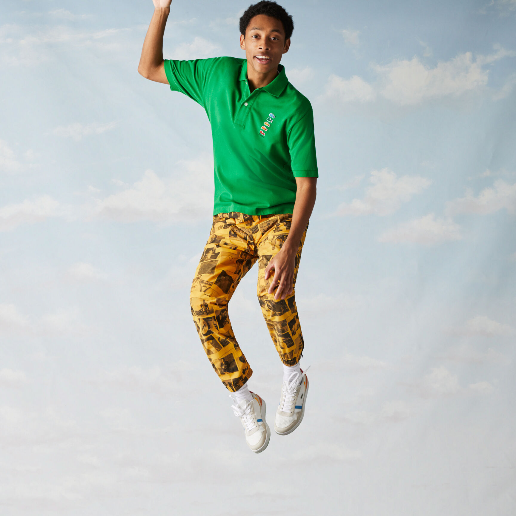 Men’s Polaroid Collaboration Colored Crocodiles Classic Fit Polo Men’s Polaroid Collaboration Colored Crocodiles Classic Fit Polo