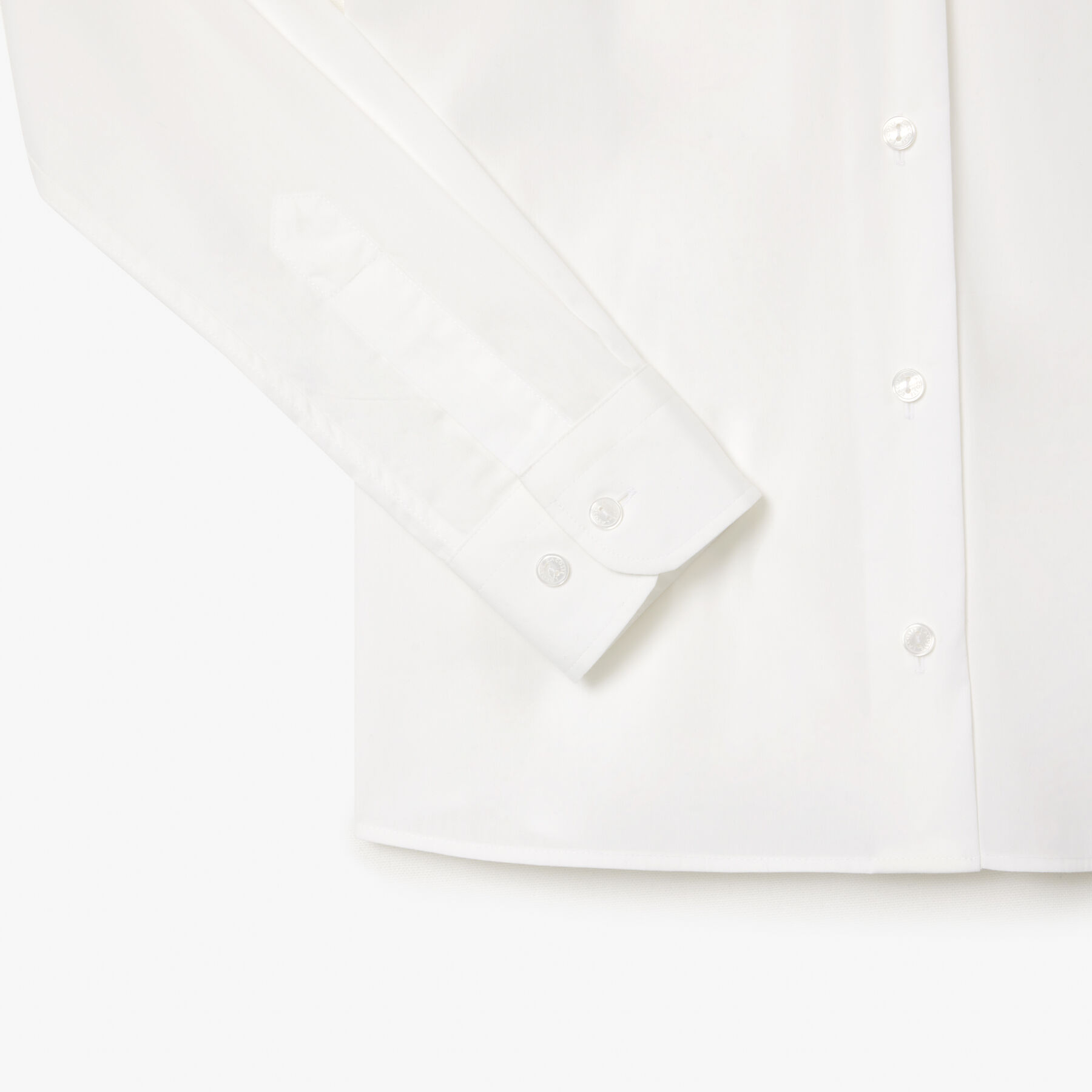 Poplin Shirt with Ribbed Collar
