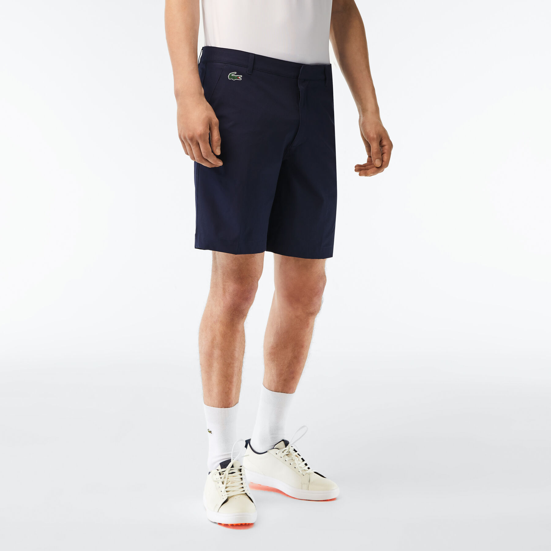 شورت برمودا غولف نسيج مطاطي خفيف للرجال مجموعة Lacoste SPORT لاكوست شورت برمودا غولف نسيج مطاطي خفيف للرجال مجموعة lacoste sport