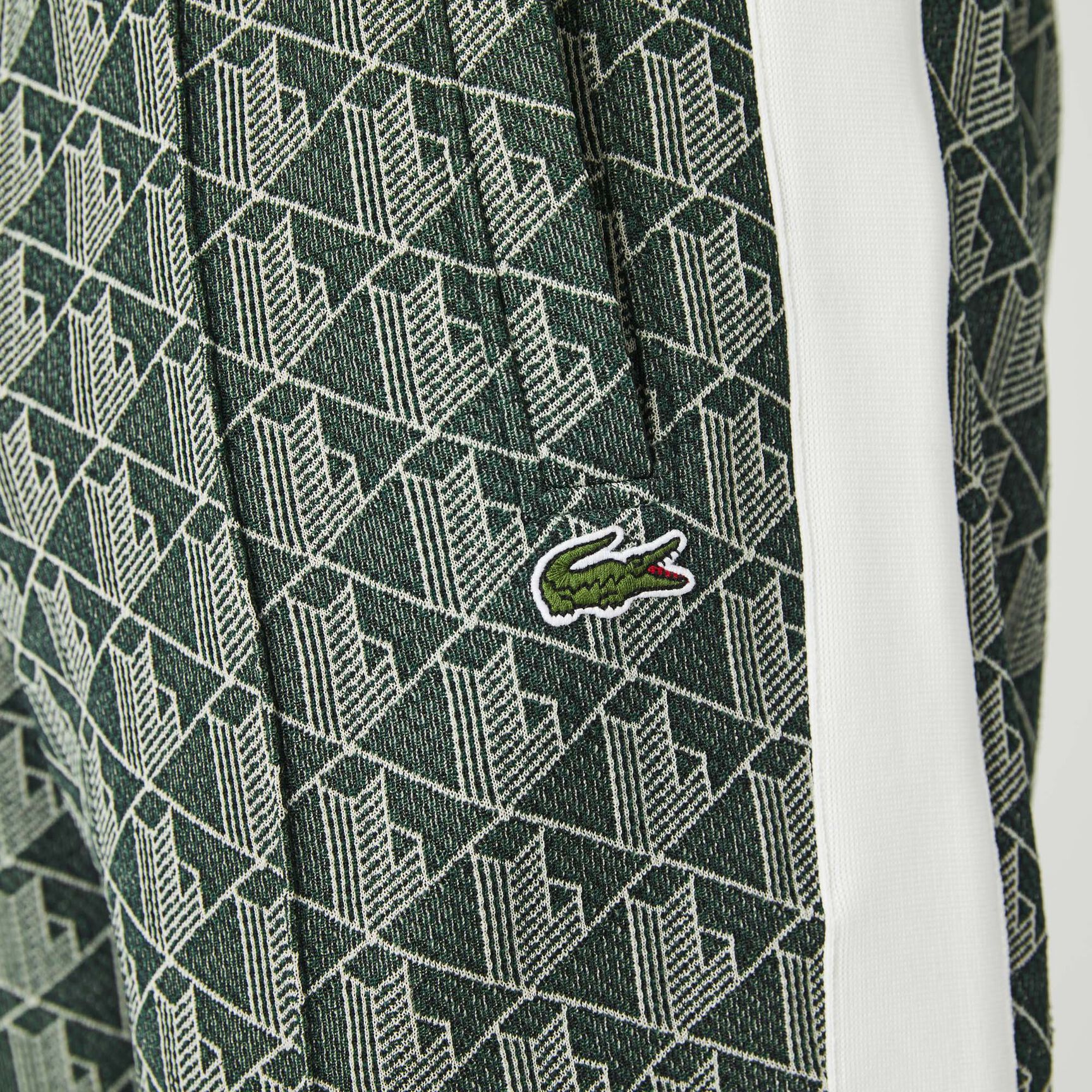 Unisex Lacoste L!VE Monogram Jacquard Tracksuit Trousers
