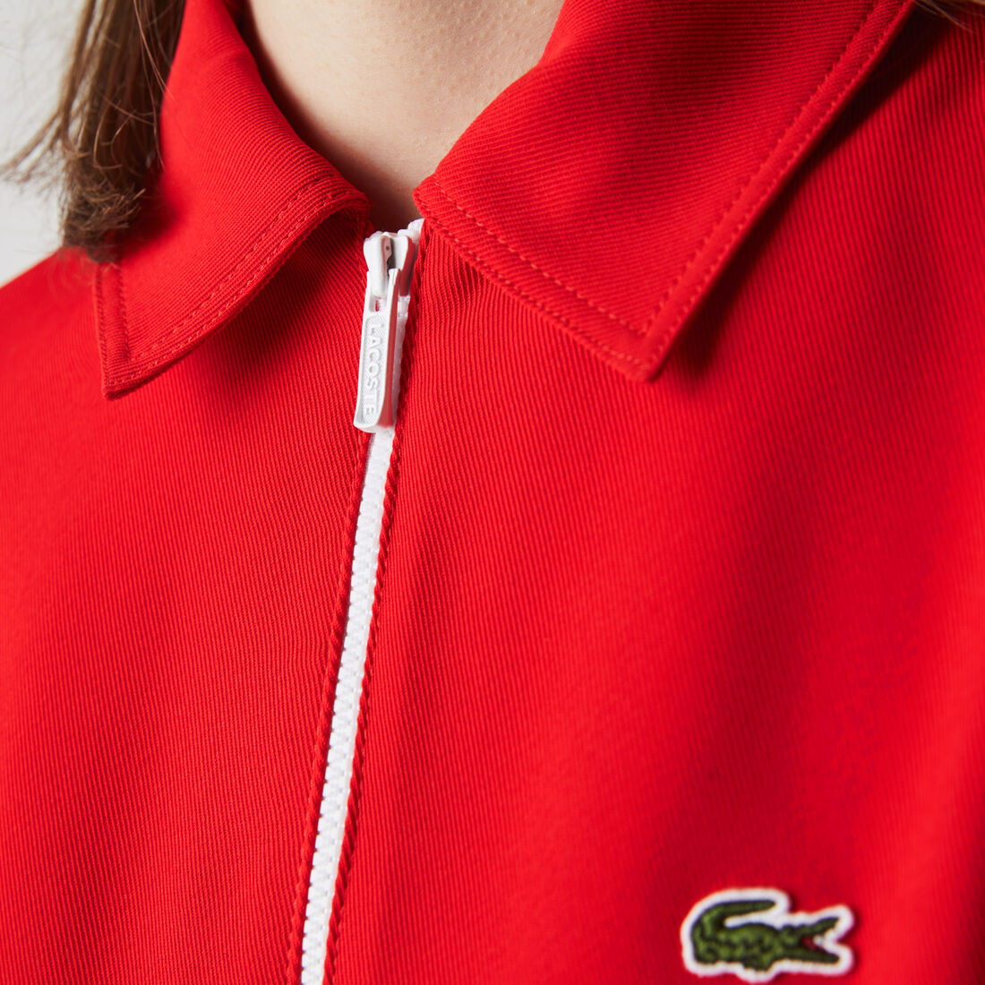 Women’s Flowy Zip Collar Colorblock Polo Dress Women’s Flowy Zip Collar Colorblock Polo Dress