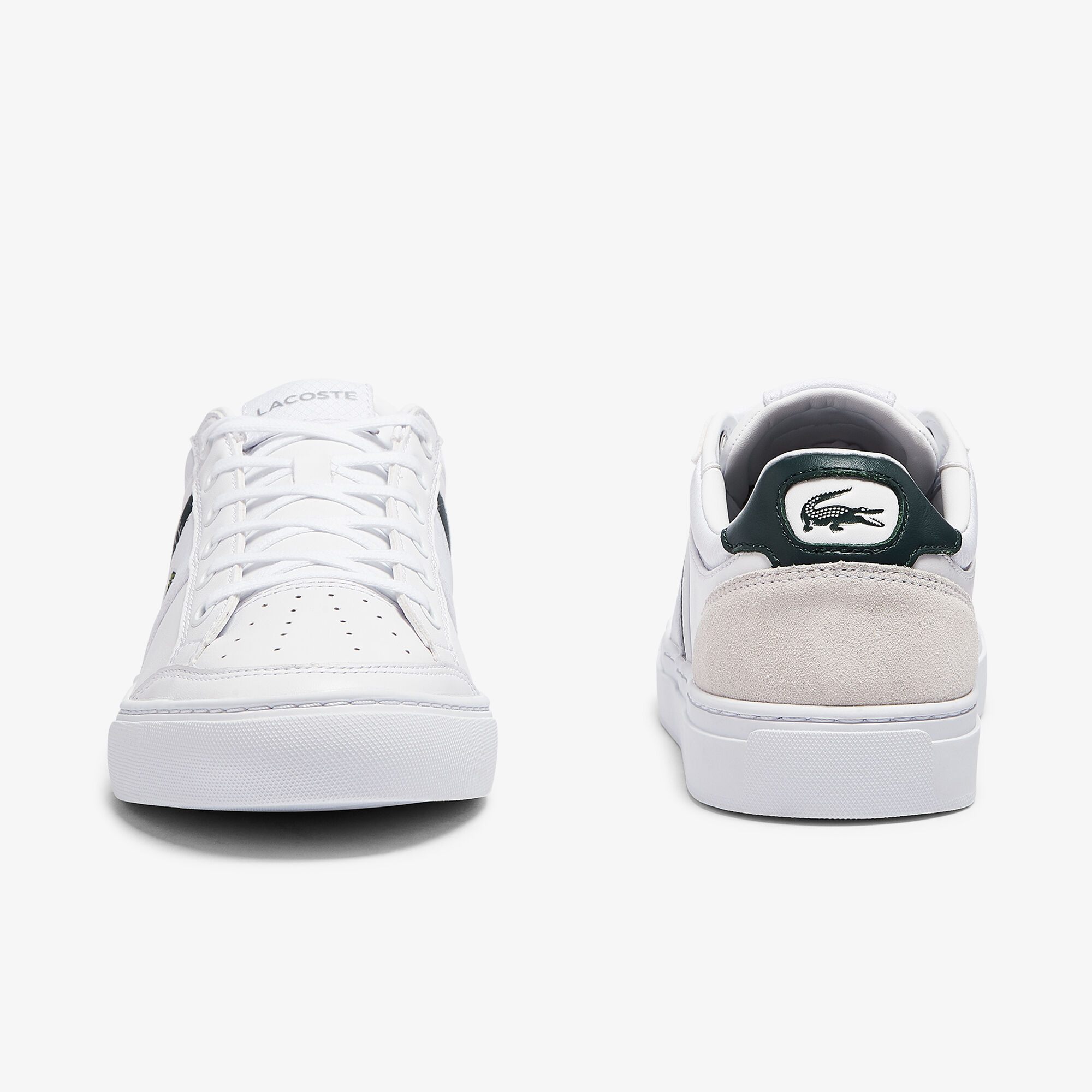 Men's Courtline Leather and Textile Trainers