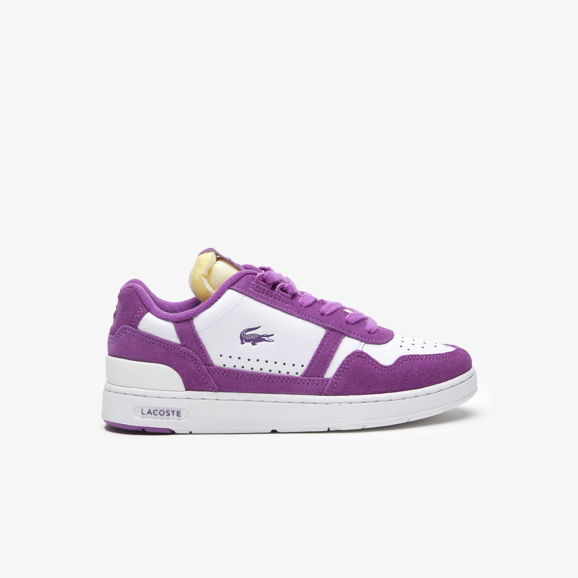 Buy Women s Lacoste T Clip Leather Bi Colour Trainers Lacoste SA