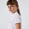Scalloped Collar Mini Pique Polo Shirt