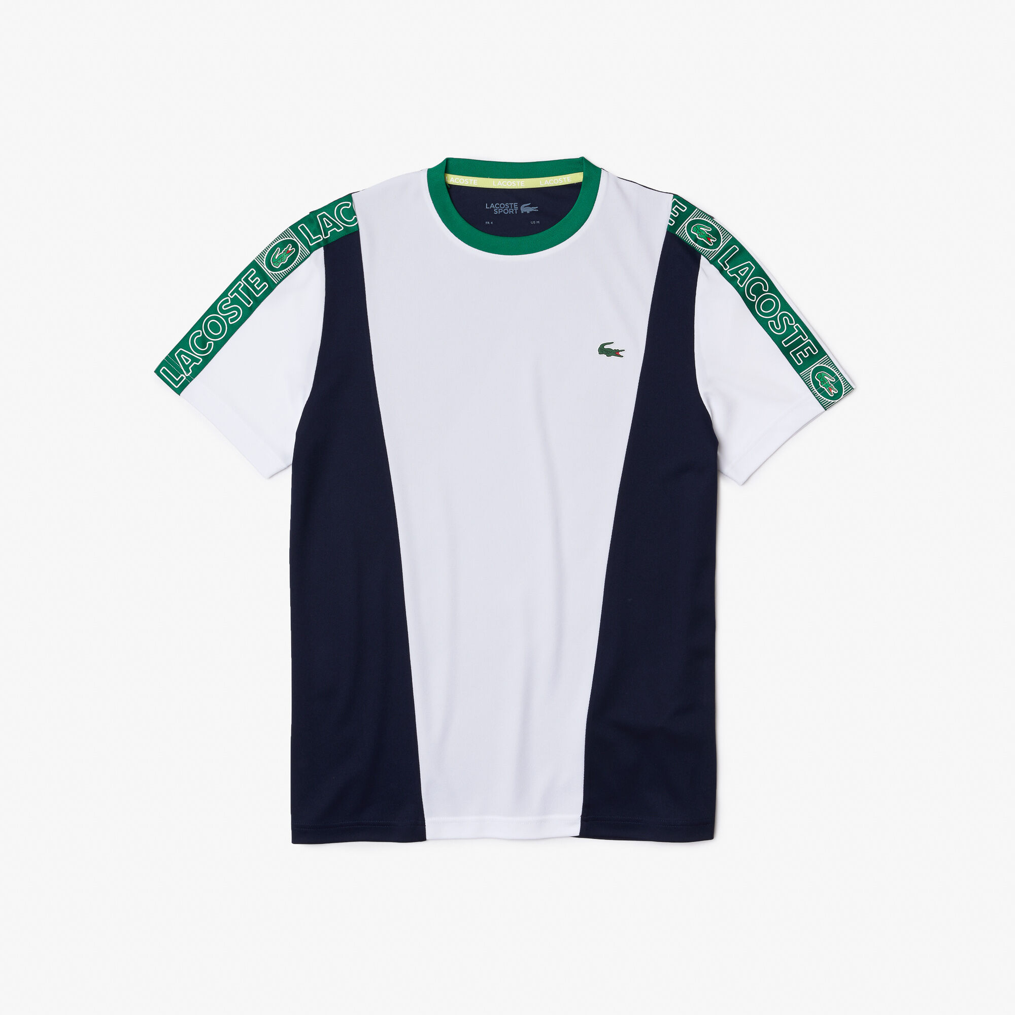 Buy Men s Lacoste SPORT Branded Bands Pique T shirt Lacoste SA