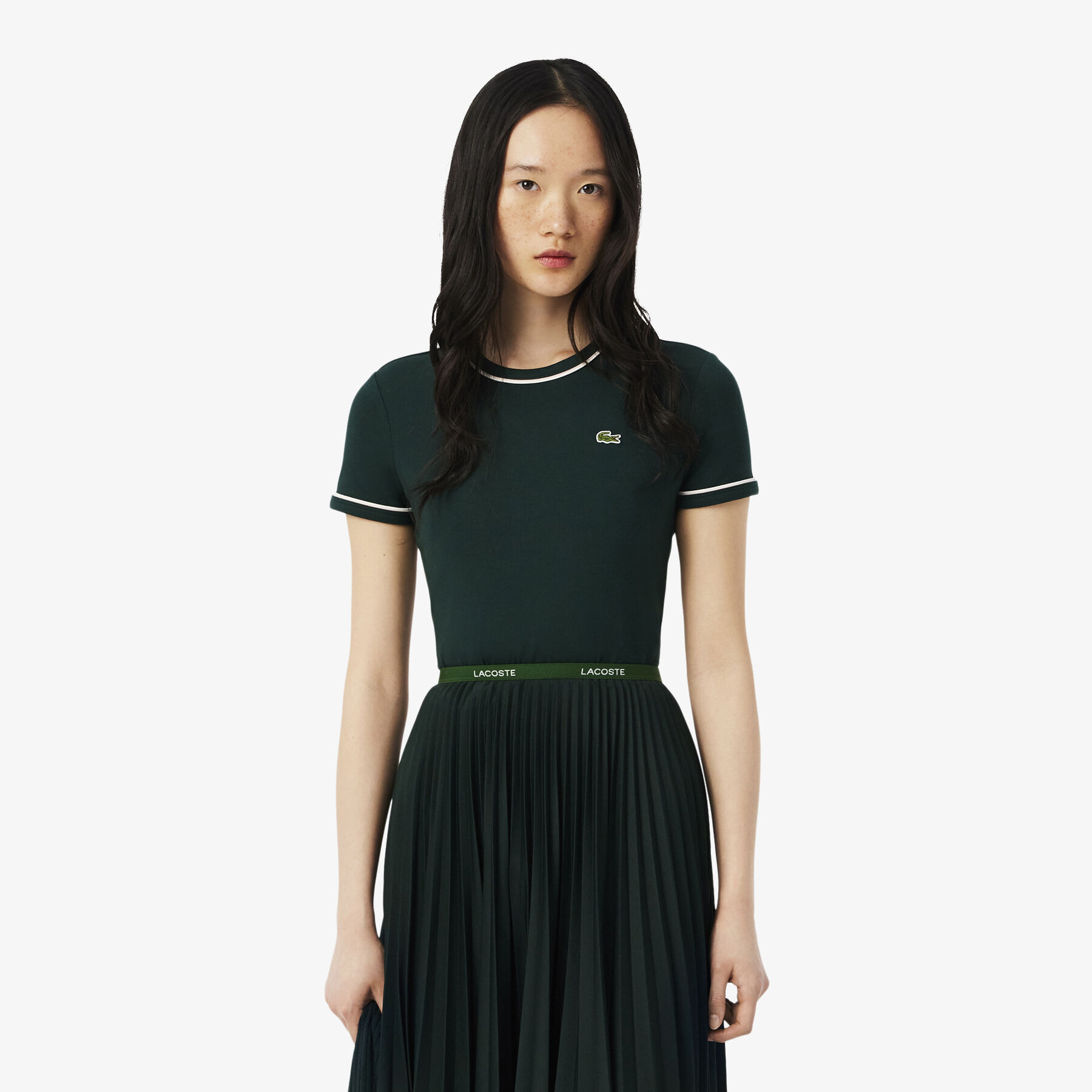 Contrast Trim Jersey T-shirt