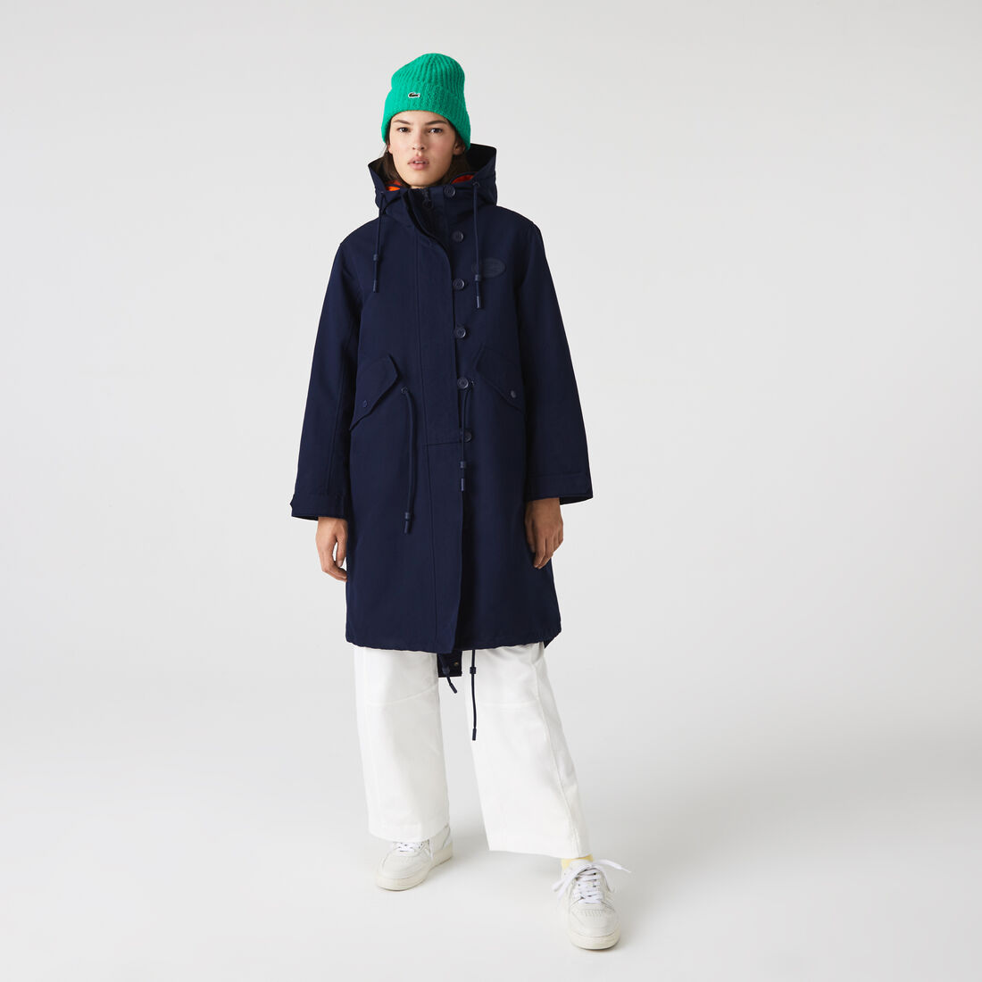 معطف باركا لاكوست 3 في 1 مقاوم للمياه وجاكيت مبطن للنساء معطف باركا لاكوست 3 في 1 مقاوم للمياه وجاكيت مبطن للنساء