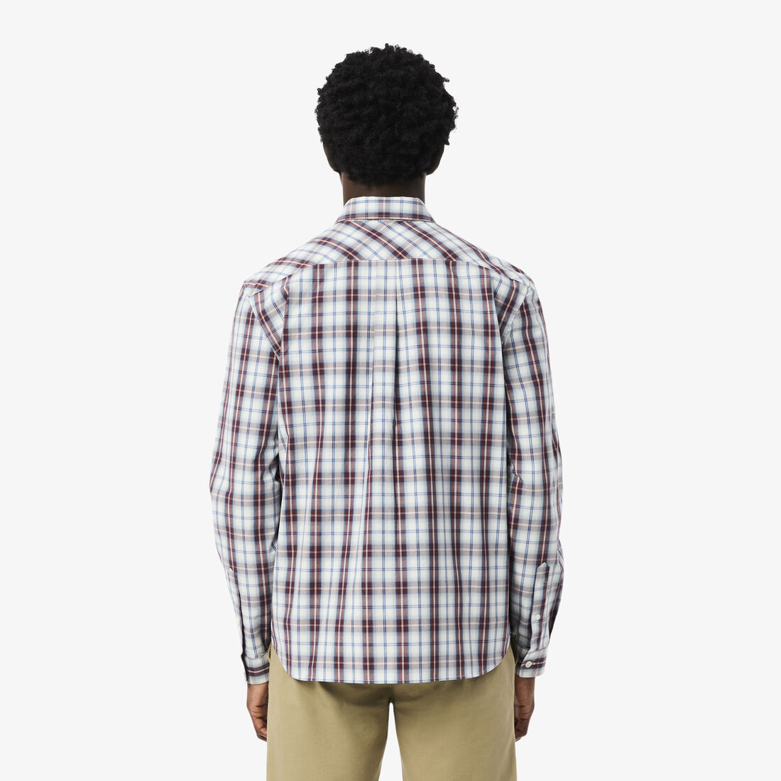 Regular Fit Poplin Plaid Shirt Regular Fit Poplin Plaid Shirt