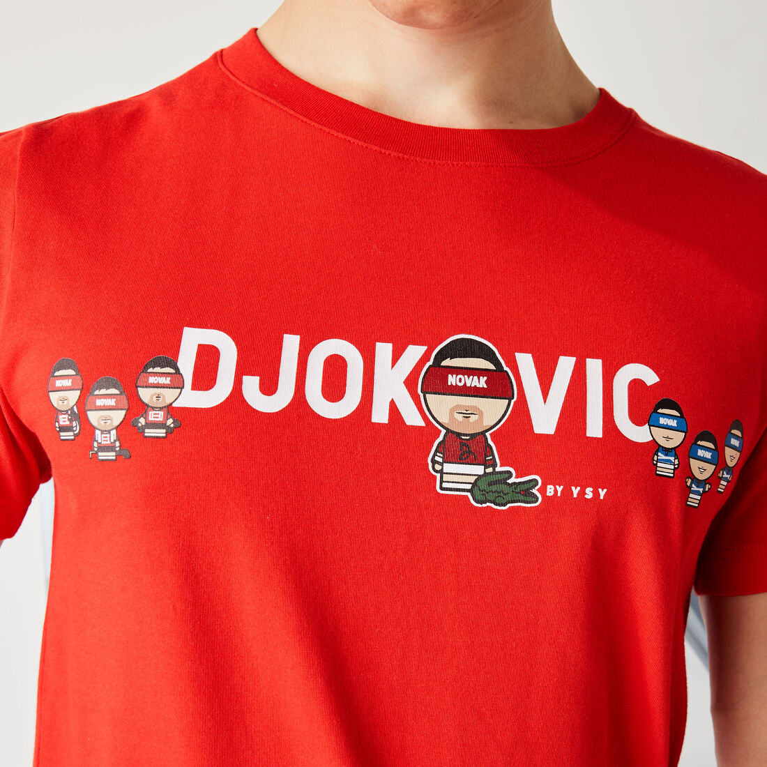 Men's Lacoste SPORT Collab Youssef SY Breathable Cotton T-shirt Men's Lacoste SPORT Collab Youssef SY Breathable Cotton T-shirt