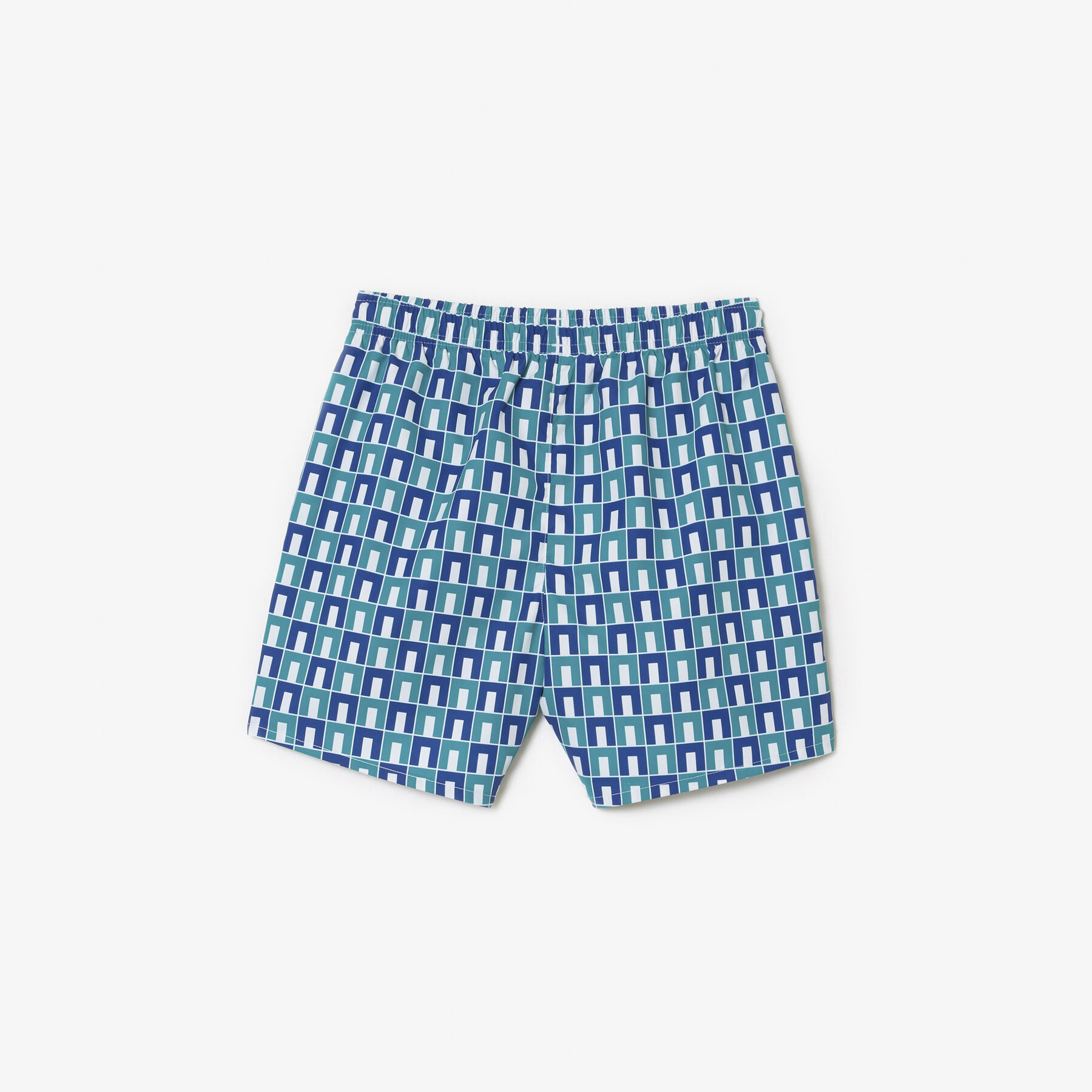 Monogram Print Swim Trunks Monogram Print Swim Trunks