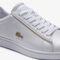 lacoste women s carnaby evo satin and leather trainers