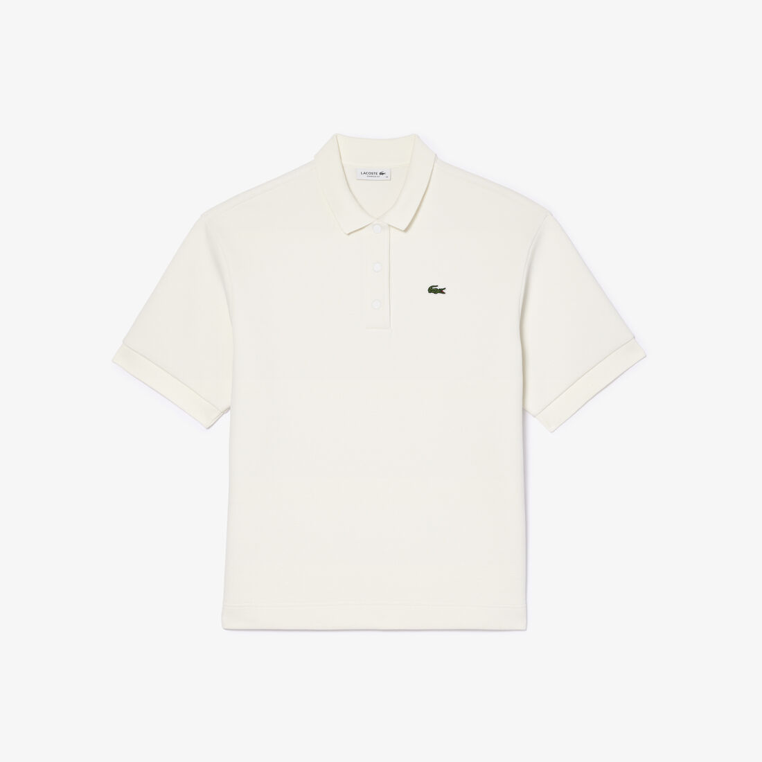 تي شيرت بولو لاكوست بيكيه مطاطي بقَصّة ضيقة للنساء تي شيرت بولو لاكوست بيكيه مطاطي بقَصّة ضيقة للنساء