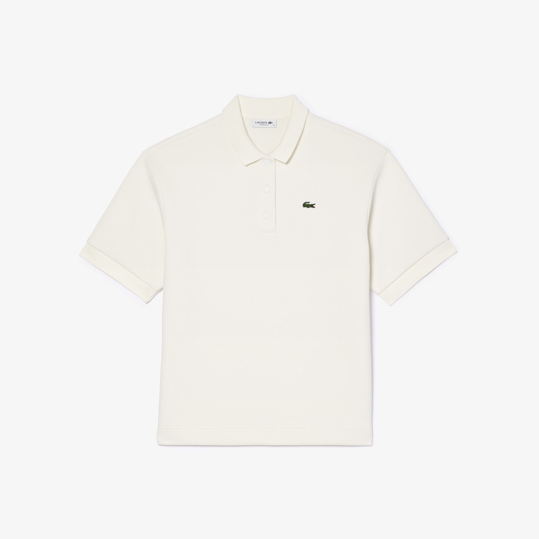 تي شيرت بولو لاكوست بيكيه مطاطي بقَصّة ضيقة للنساء تي شيرت بولو لاكوست بيكيه مطاطي بقَصّة ضيقة للنساء