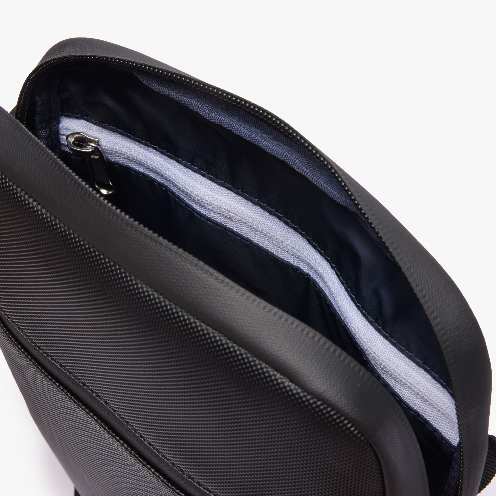 Men's Medium LCST Zippered Petit Pique Crossover Bag Men's Medium LCST Zippered Petit Pique Crossover Bag