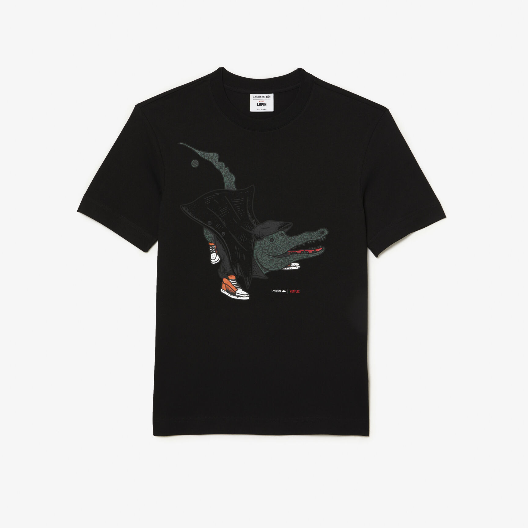 Men's Lacoste x Netflix Organic Cotton T-shirt Men's Lacoste x Netflix Organic Cotton T-shirt