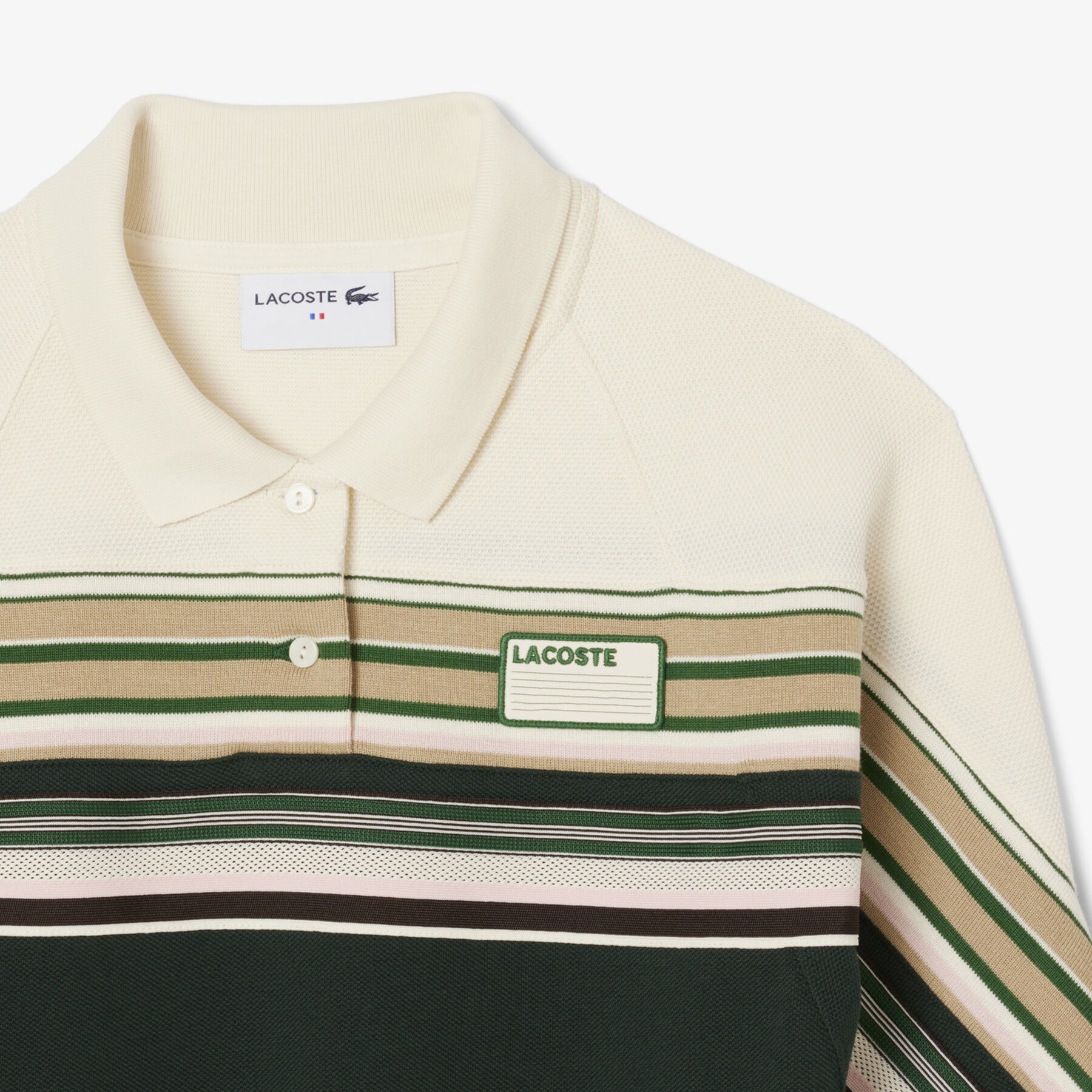 lacoste slim fit french made pique dress