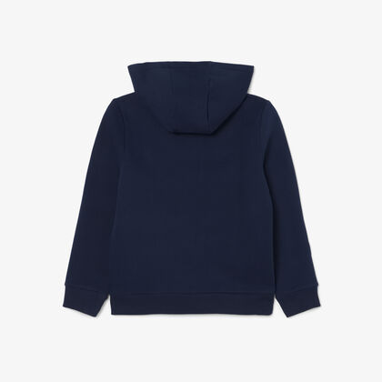 lacoste colour block fleece sweatshirt