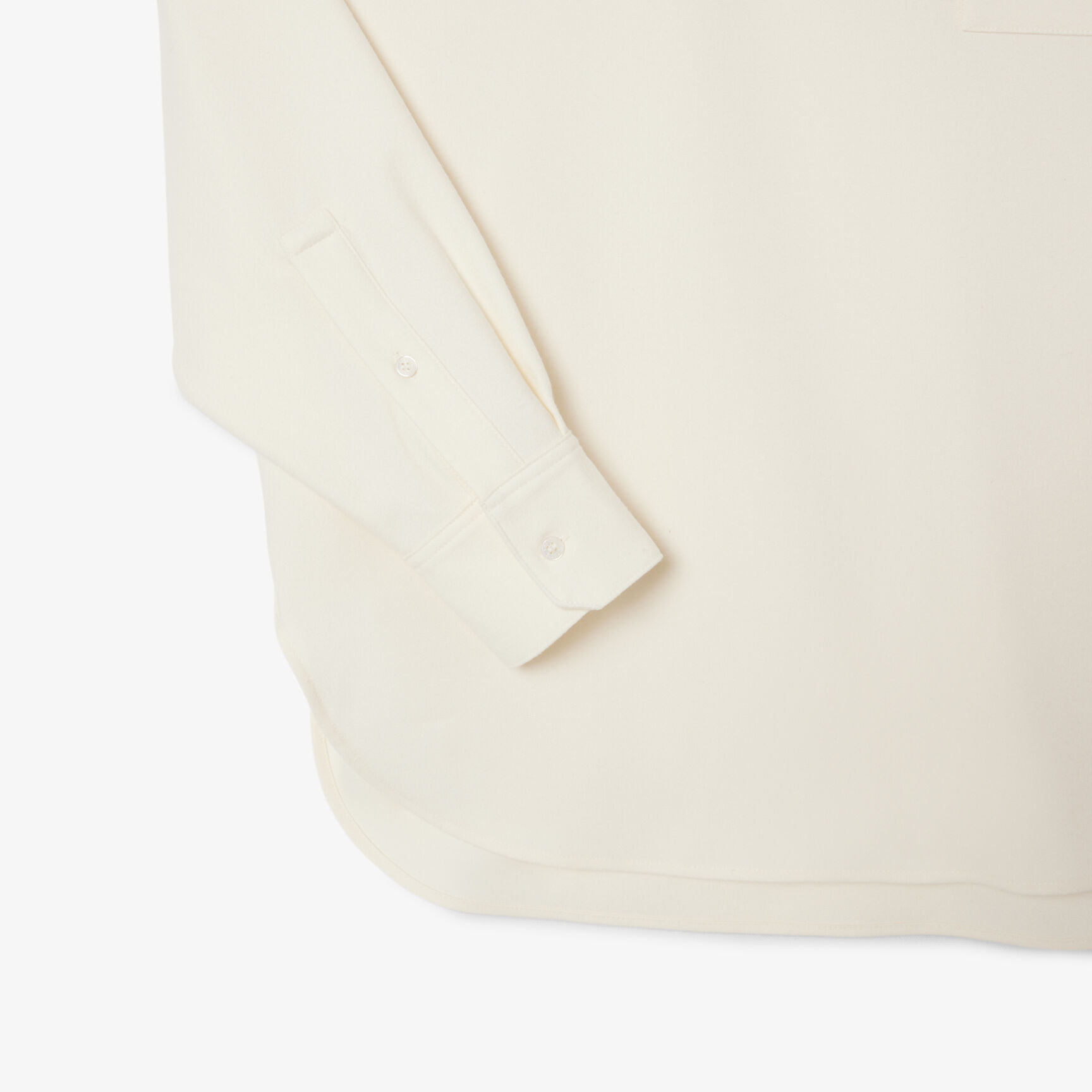 Oversized Polo Style Flannel Shirt