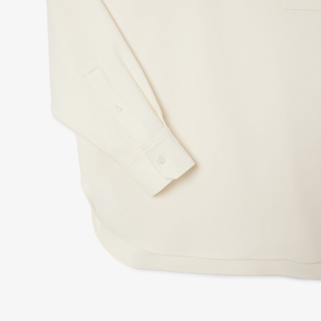 Oversized Polo Style Flannel Shirt Oversized Polo Style Flannel Shirt