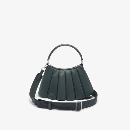 lacoste small lenglen leather bag
