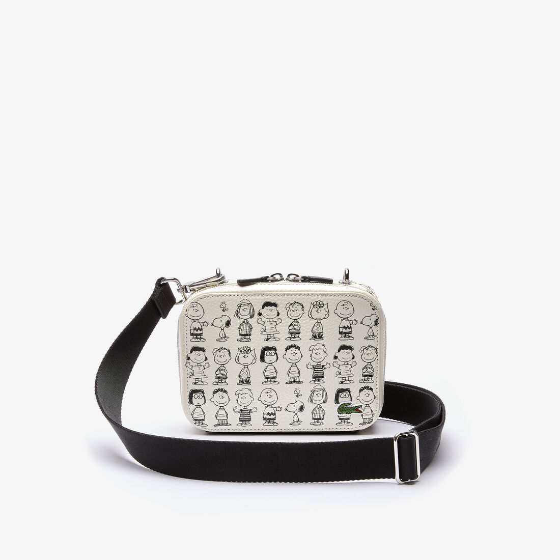 Women’s Lacoste x Peanuts Print Leather Shoulder Bag Women’s Lacoste x Peanuts Print Leather Shoulder Bag