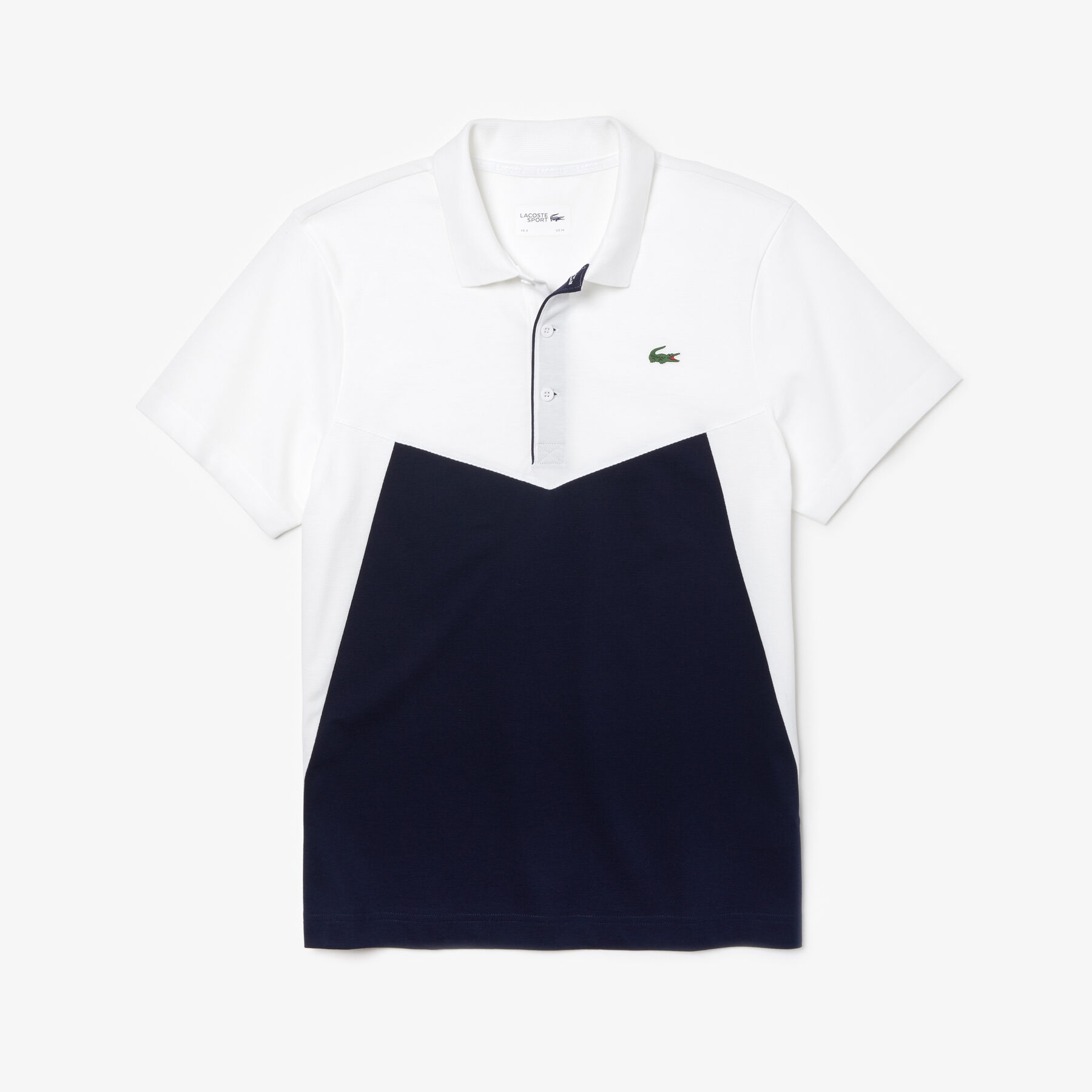 Men's Lacoste SPORT Colourblock Ultra Light Cotton Tennis Polo Shirt men s lacoste sport colourblock ultra light cotton tennis polo shirt
