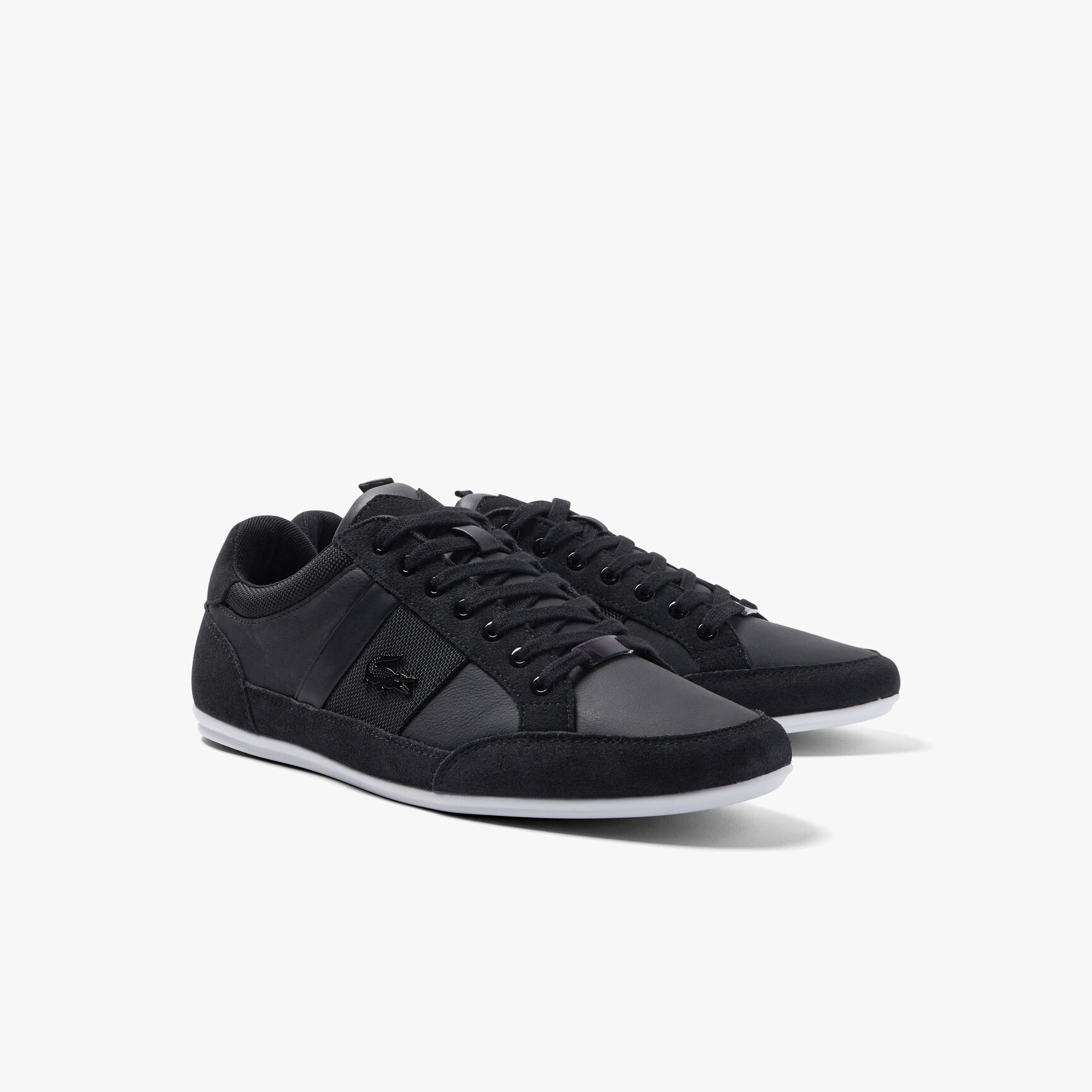 سنيكرز لاكوست شايمون جلد بألوان متعددة للرجال