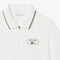 lacoste ultra dry badge accent tennis heritage polo shirt