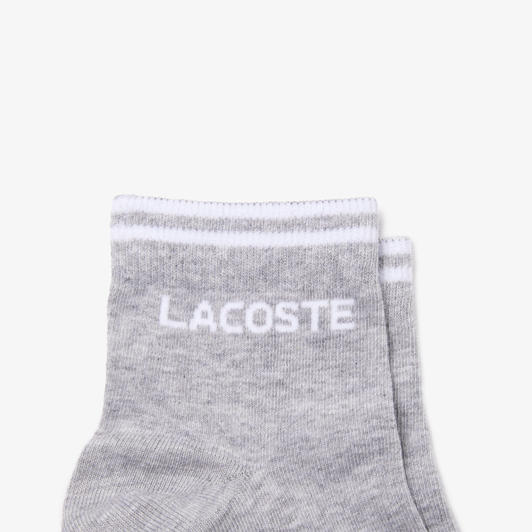 Men's Two-pack of Lacoste Tennis low-cut socks in jacquard jersey