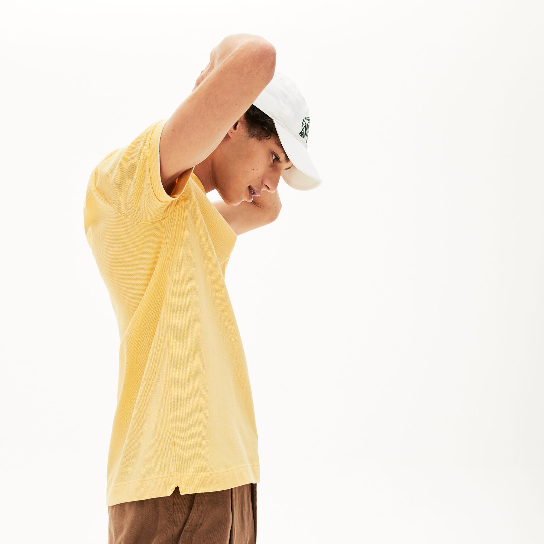 لاكوست قميص بولو من قطن بيكيه من  lacoste  للرجال