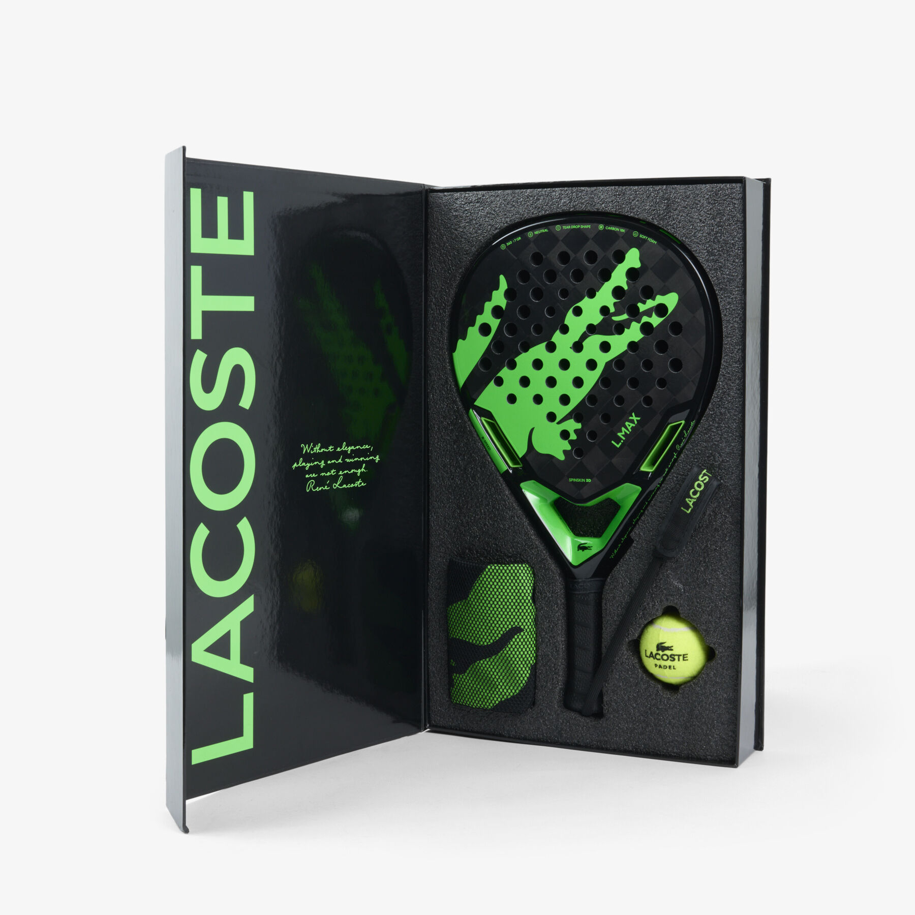 L.MAX Padel Racket lacoste l max padel racket