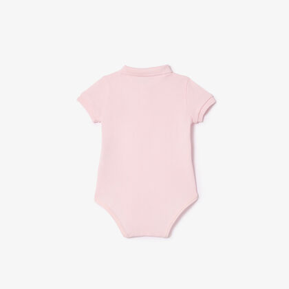 Baby Organic Cotton Piqu&eacute; Bodysuit In Recycled Cardboard Box Set
