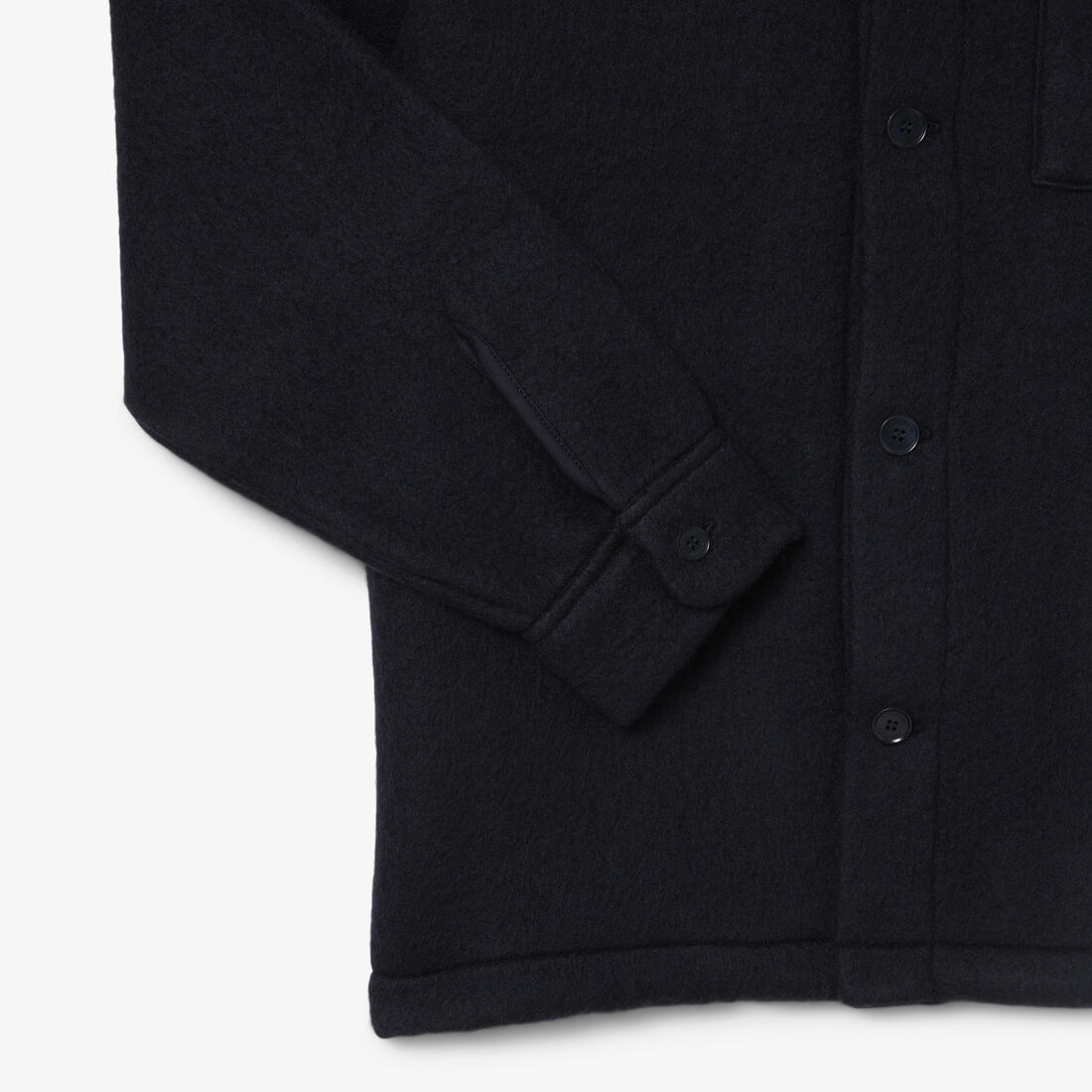 Wool Blend Felt Overshirt Wool Blend Felt Overshirt