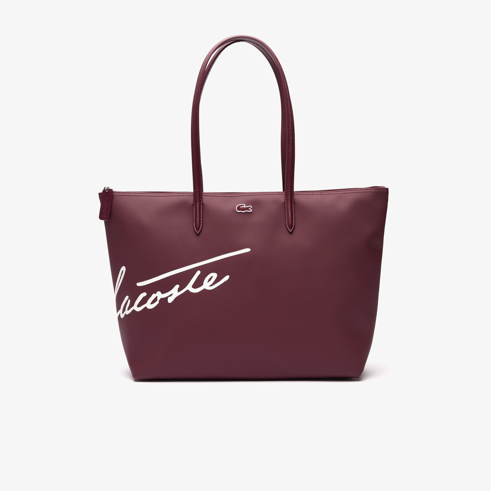 Lacoste canvas tote bag top