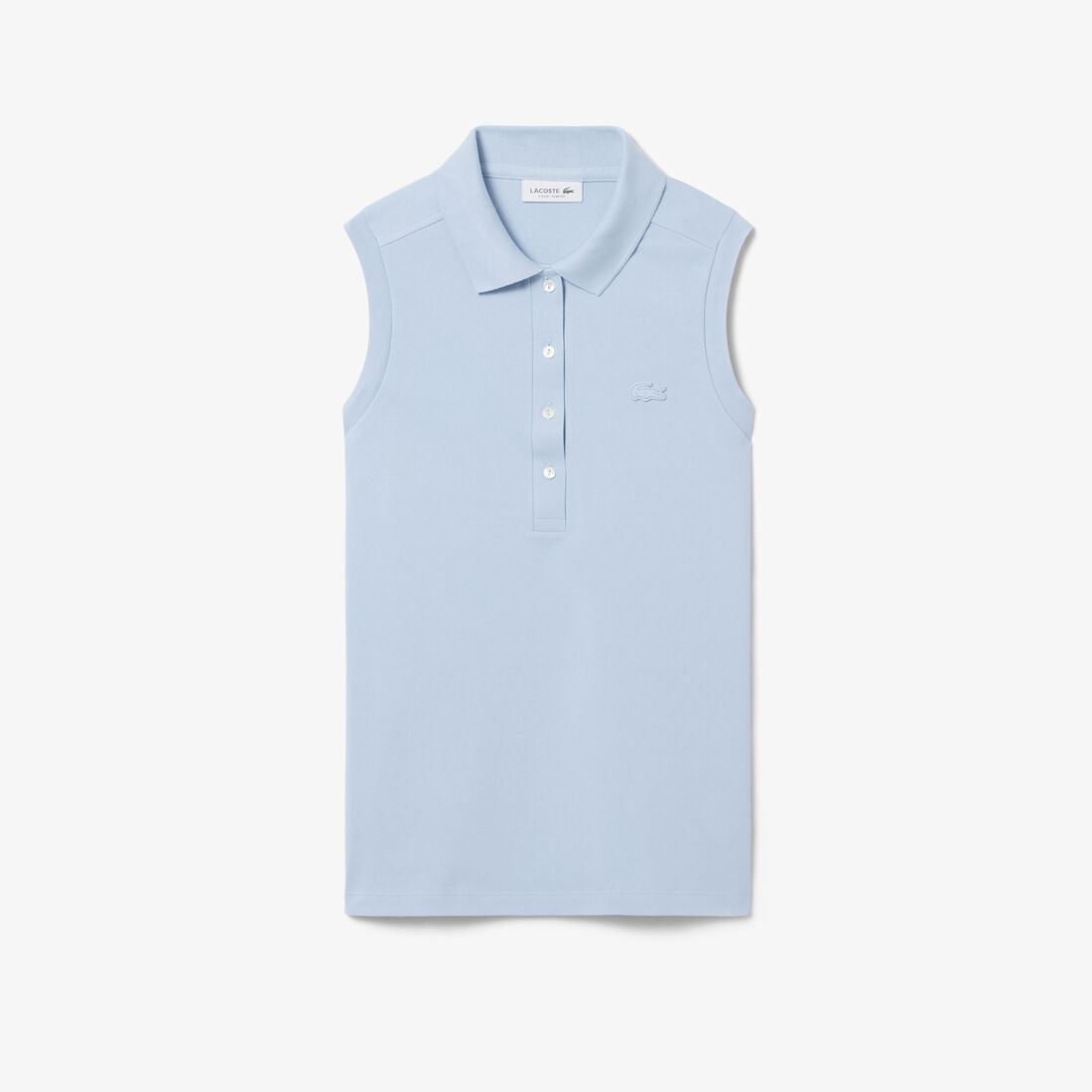 Slim Fit L.12.D Sleeveless Stretch Polo Shirt lacoste slim fit l 12 d sleeveless stretch polo shirt
