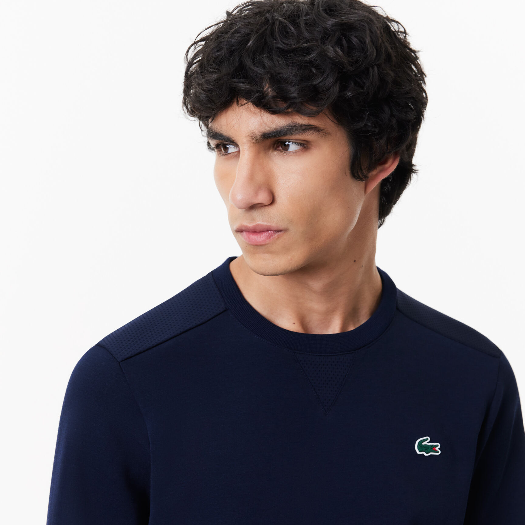 Men's Lacoste SPORT Mesh Panels Sweatshirt