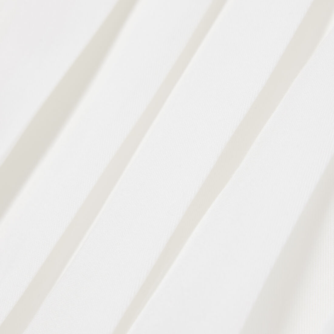 فستان قميص بتنورة من قماش البوبلين المطوي فستان قميص بتنورة من قماش البوبلين المطوي