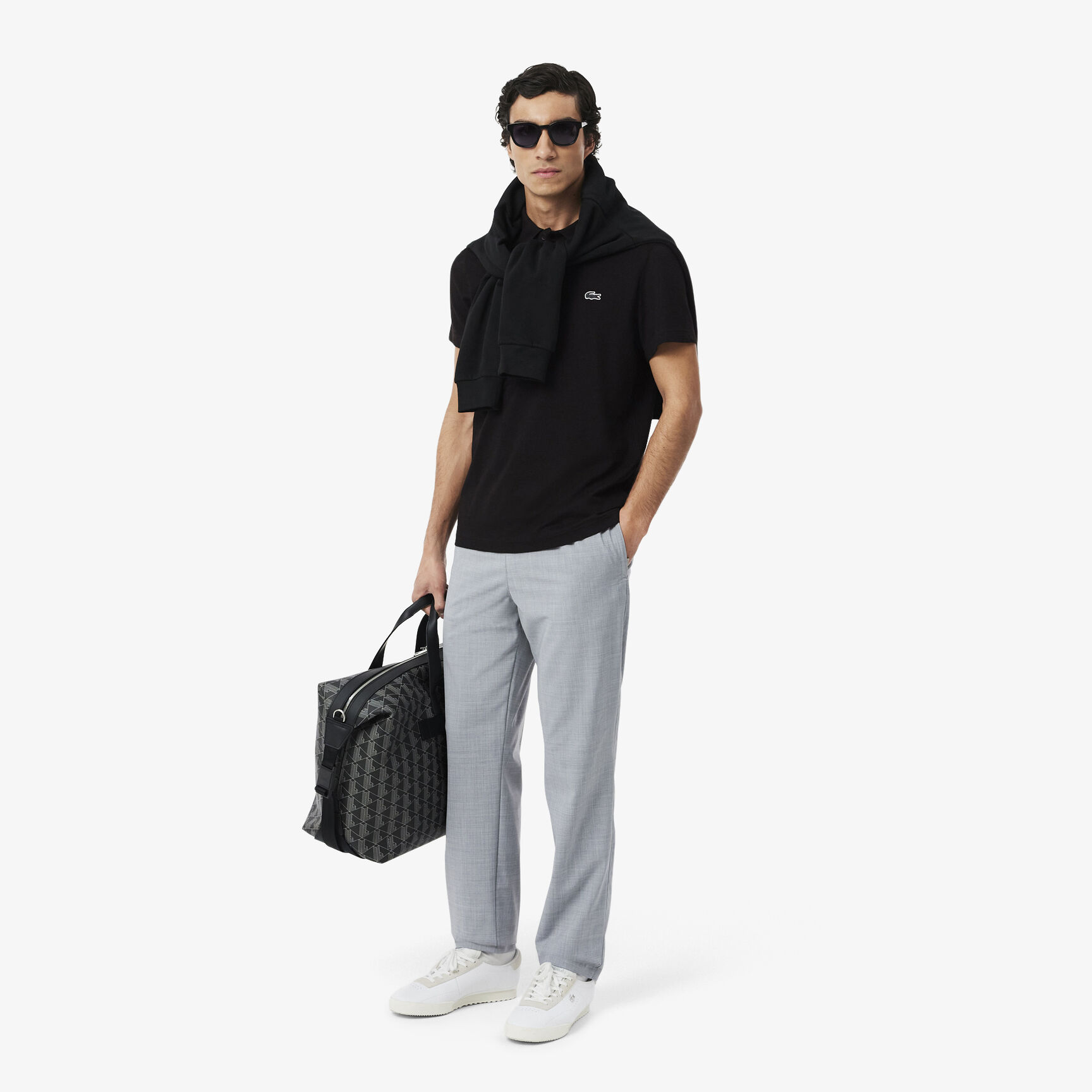 Regular Fit Cotton Blend Polo Shirt Regular Fit Cotton Blend Polo Shirt