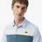 lacoste regular fit colour block golf polo shirt