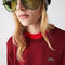 lacoste relaxed fit fleece crew neck sweatshirt
