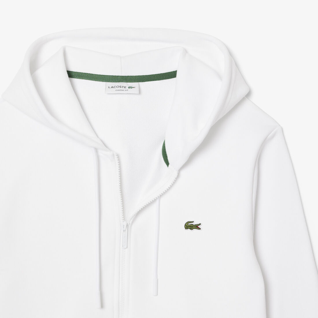 Classic Fit Zipped Fleece Sweatshirt Classic Fit Zipped Fleece Sweatshirt