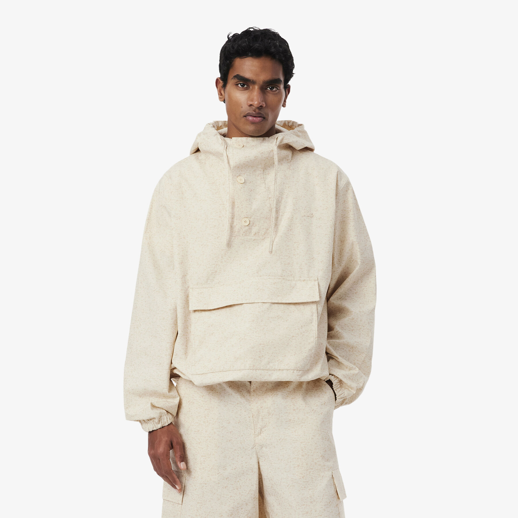 Water-Repellent Printed Jacket lacoste water repellent printed jacket