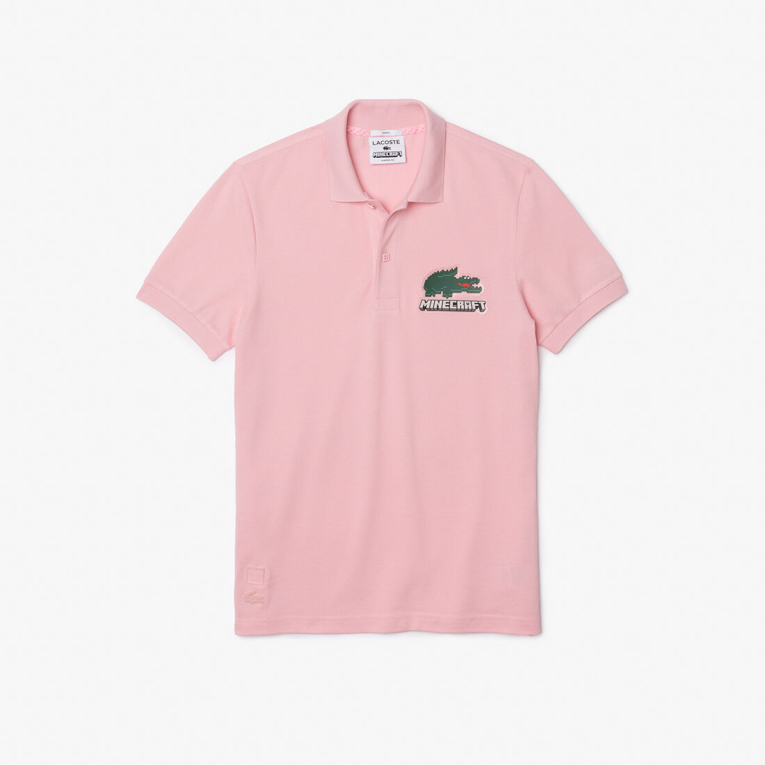 Unisex Lacoste x Minecraft Classic Fit Organic Cotton Polo Shirt Unisex Lacoste x Minecraft Classic Fit Organic Cotton Polo Shirt