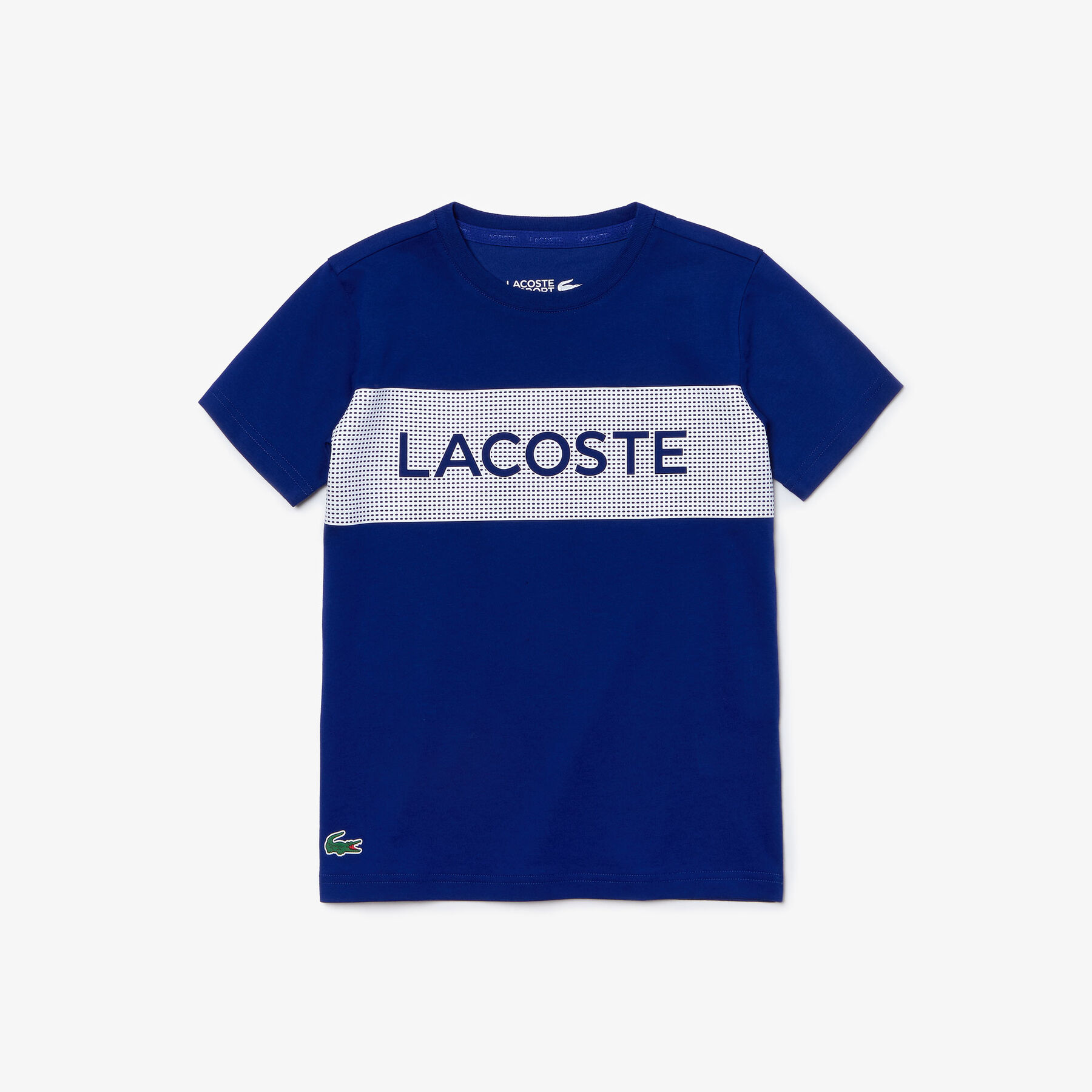 لاكوست قميص تي شيرت تنس للصبية من الجيرسي من مجموعة lacoste sport lettering